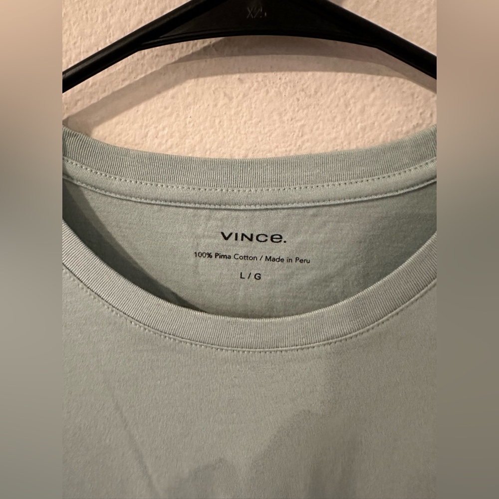 VINCE Pima Crew Neck Tee - Picture 8 of 9
